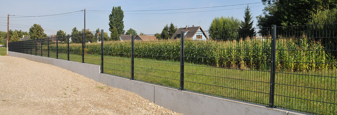 Clôtures panneaux métalliques   dans le Bas-Rhin (67)